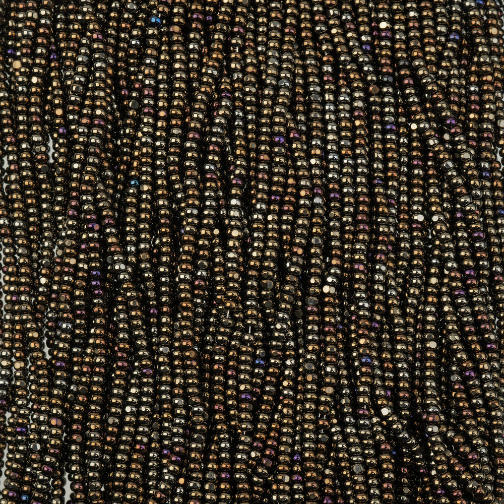 Preciosa Seedbead Charlotte 11/0 - SB7053SH Metallic Brown AB