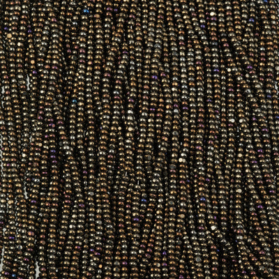 Preciosa Seedbead Charlotte 11/0 - SB7053SH Metallic Brown AB