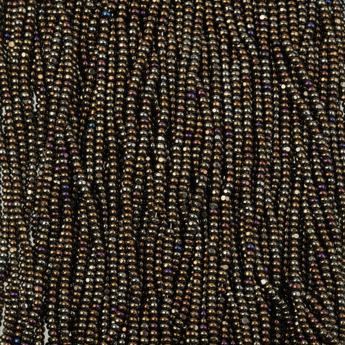 Preciosa Seedbead Charlotte 11/0 - SB7053SH Metallic Brown AB