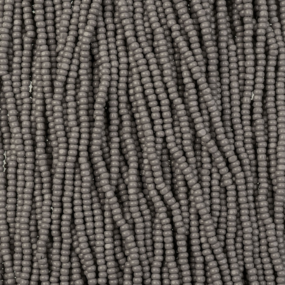 Preciosa Seedbead Charlotte 11/0 - SB7077SH Opaque Grey