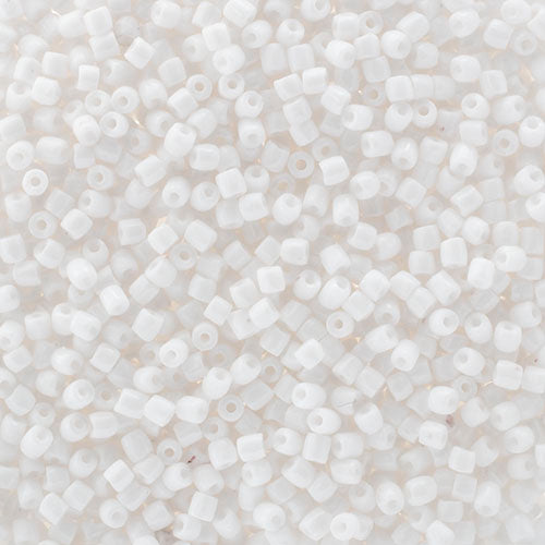 Preciosa Seedbead 3-Cut 9/0 - SB0002L Opaque White