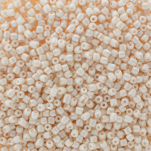 Preciosa Seedbead 3-Cut 9/0 - SB0006L Opaque White Eggshell