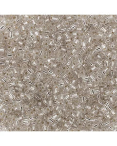 Preciosa Seedbead 3-Cut 9/0 - SB0007L Crystal Silverlined