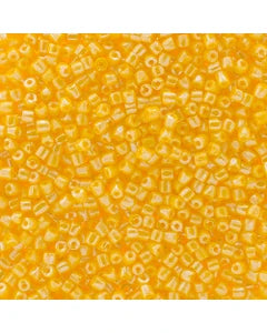 Preciosa Seedbead 3-Cut 9/0 - SB0016L Opaque Golden Yellow Luster
