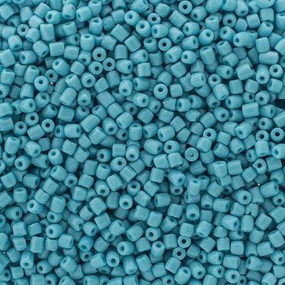 Preciosa Seedbead 3-Cut 9/0 - SB0020L Opaque Turquoise Blue
