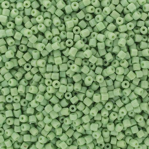 Preciosa Seedbead 3-Cut 9/0 - SB0026L Opaque Pale Green