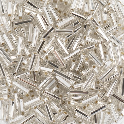N°3 (6mm) Bugle - Preciosa® CZECH Glass Beads / Ø=1.0mm