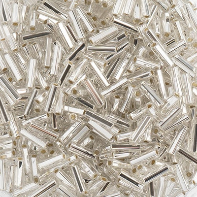 N°3 (6mm) Bugle - Preciosa® CZECH Glass Beads / Ø=1.0mm