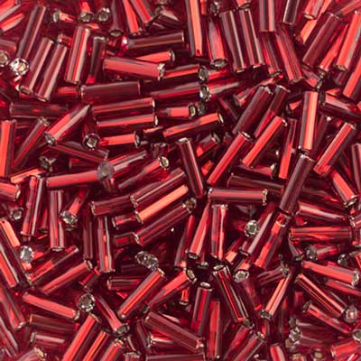 N°3 (6mm) Bugle - Preciosa® CZECH Glass Beads / Ø=1.0mm