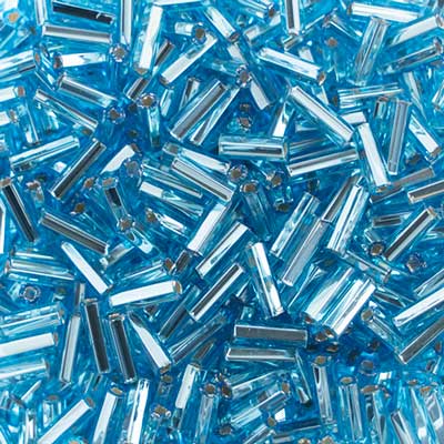 N°3 (6mm) Bugle - Preciosa® CZECH Glass Beads / Ø=1.0mm