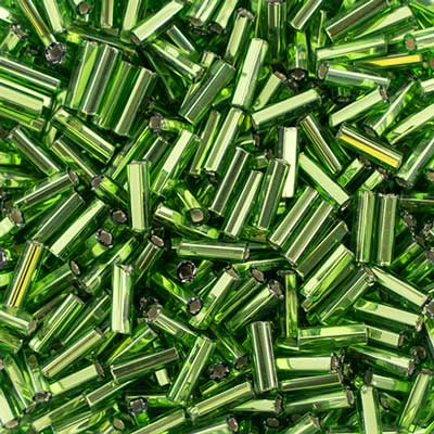N°3 (6mm) Bugle - Preciosa® CZECH Glass Beads / Ø=1.0mm
