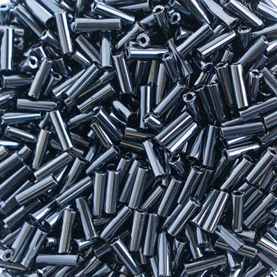 N°3 (6mm) Bugle - Preciosa® CZECH Glass Beads / Ø=1.0mm