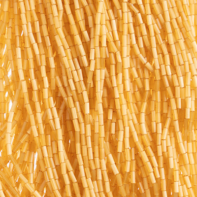 N°2 (4mm) Bugle satin - Preciosa® CZECH Glass Beads / Ø=0.7mm