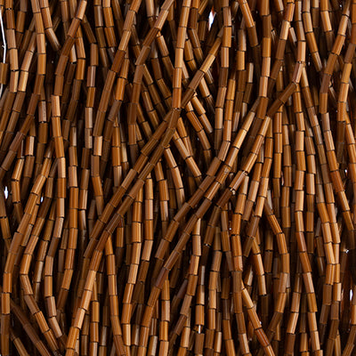 N°2 (4mm) Bugle satin - Preciosa® CZECH Glass Beads / Ø=0.7mm