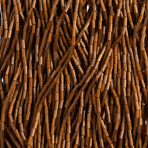 N°2 (4mm) Bugle satin - Preciosa® CZECH Glass Beads / Ø=0.7mm