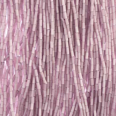 N°2 (4mm) Bugle satin - Preciosa® CZECH Glass Beads / Ø=0.7mm