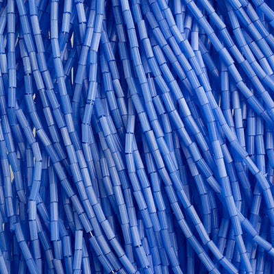 N°2 (4mm) Bugle satin - Preciosa® CZECH Glass Beads / Ø=0.7mm