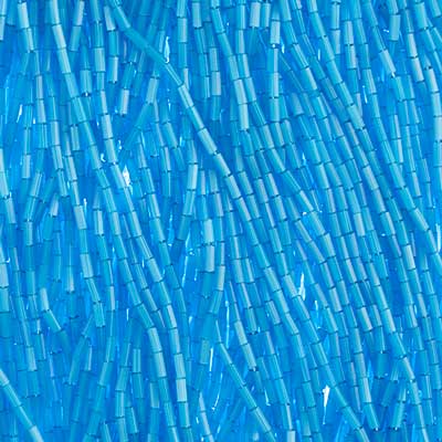N°2 (4mm) Bugle satin - Preciosa® CZECH Glass Beads / Ø=0.7mm