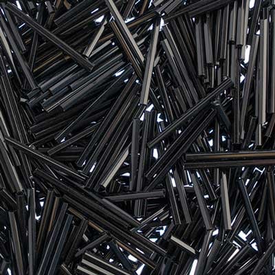 30mm Bugle - Preciosa® CZECH Glass Beads / Ø=1.0mm