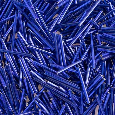 30mm Bugle - Preciosa® CZECH Glass Beads / Ø=1.0mm