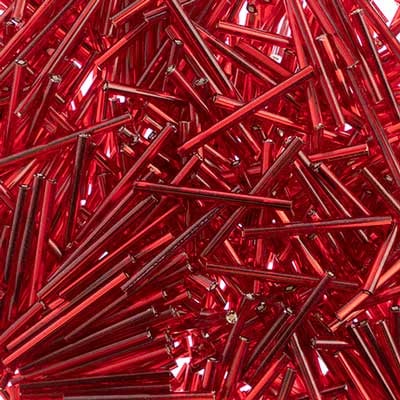 30mm Bugle - Preciosa® CZECH Glass Beads / Ø=1.0mm