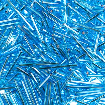 30mm Bugle - Preciosa® CZECH Glass Beads / Ø=1.0mm