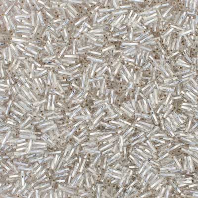 N°3 (6mm) Twisted Bugle - Preciosa® CZECH Glass Beads / Ø=0.7mm