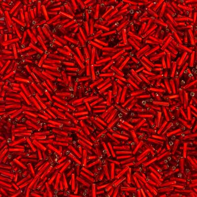 N°3 (6mm) Twisted Bugle - Preciosa® CZECH Glass Beads / Ø=0.7mm