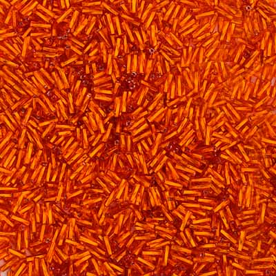N°3 (6mm) Twisted Bugle - Preciosa® CZECH Glass Beads / Ø=0.7mm
