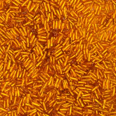 N°3 (6mm) Twisted Bugle - Preciosa® CZECH Glass Beads / Ø=0.7mm