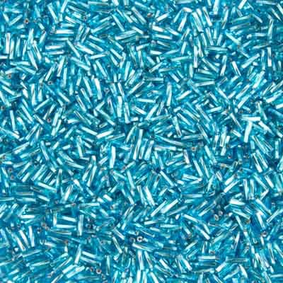 N°3 (6mm) Twisted Bugle - Preciosa® CZECH Glass Beads / Ø=0.7mm