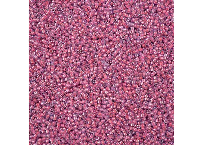Miyuki Delica 11/0 - DB2048 Luminous Pink Taffy Color-Lined