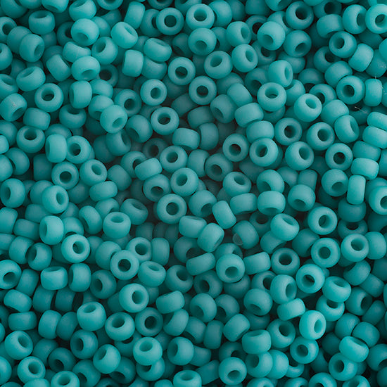 Miyuki Seed Beads 11/0 - SB0412F Opaque Mat Turquoise Green