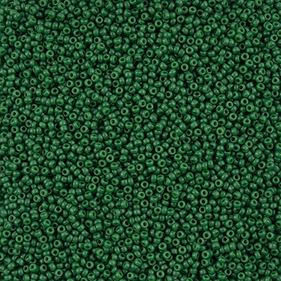 Miyuki Seed Beads 11/0 - SB2048 Opaque Hunter Green Dyed