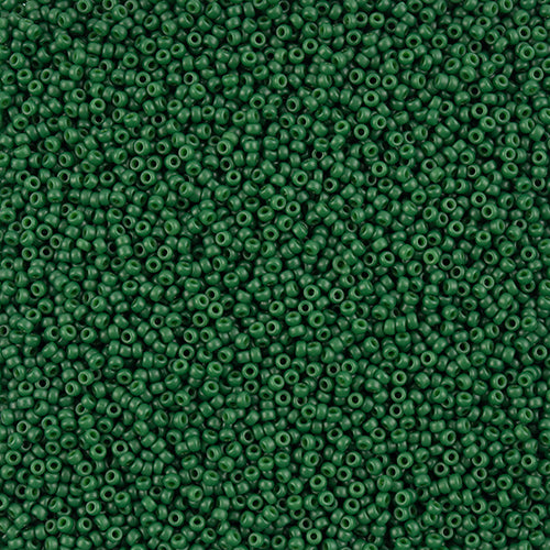 Miyuki Seed Beads 11/0 - SB2048 Opaque Hunter Green Dyed
