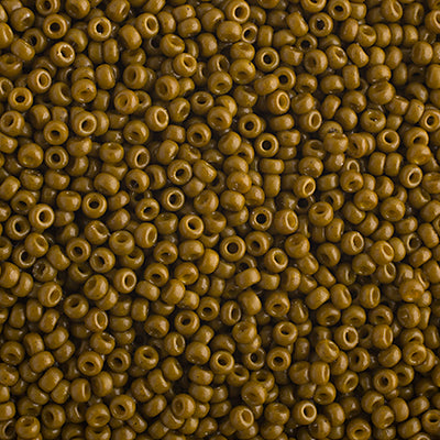 Miyuki Seed Beads 11/0 - SB4491 Opaque Duracoat Dyed Olive