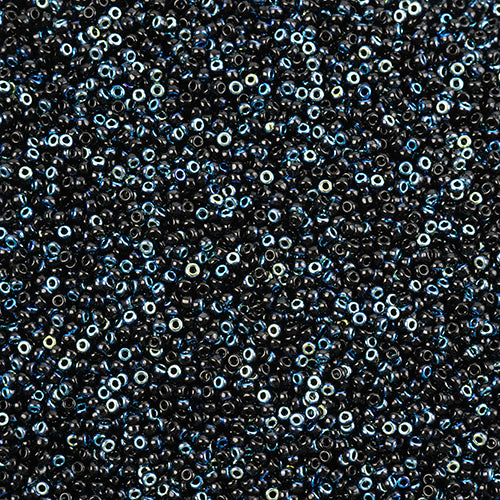 Miyuki Seed Beads 11/0 - SB4555 Opaque Jet AB