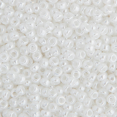 Miyuki Seed Beads 15/0 - SB0420 Opaque White Pearl Luster