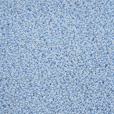 Miyuki Seed Beads 15/0 - SB0524 Alabaster Light Crystal Sapphire Ceylon Lined-Dyed