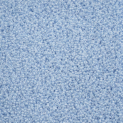 Miyuki Seed Beads 15/0 - SB0524 Alabaster Light Crystal Sapphire Ceylon Lined-Dyed