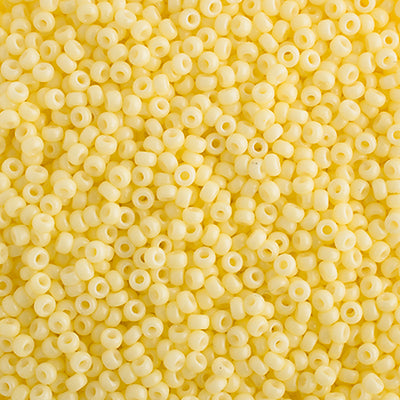 Miyuki Seed Beads 15/0 - SB4451 Opaque Lemon Silk Duracoat