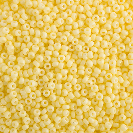 Miyuki Seed Beads 15/0 - SB4451 Opaque Lemon Silk Duracoat