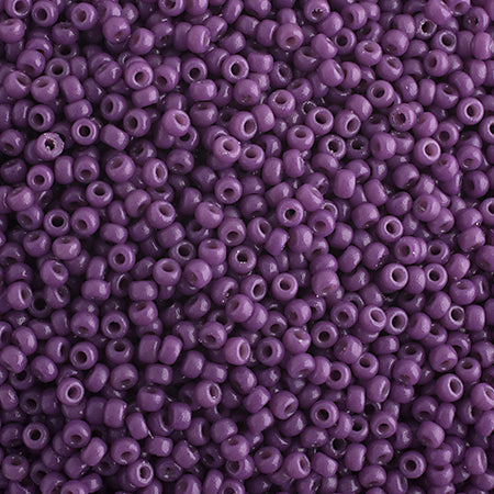 Miyuki Seed Beads 15/0 - SB4490 Opaque Duracoat Dyed Dark Mauve
