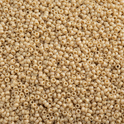 Miyuki Seed Beads 15/0 - SB4691 Opaque Frosted Glazed Rainbow Pearl Matte AB