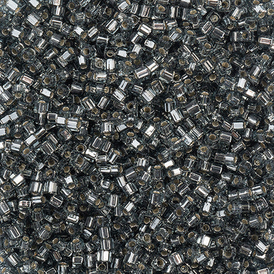Miyuki Square Beads 1,8 mm - SQB0021 Grey Silver Lined
