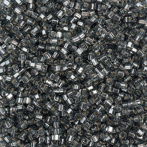 Miyuki Square Beads 1,8 mm - SQB0021 Grey Silver Lined