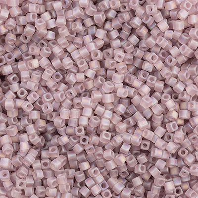 Miyuki Square Beads 1,8 mm - SQB0142FR Transparent Smoky Amethyst AB Matte