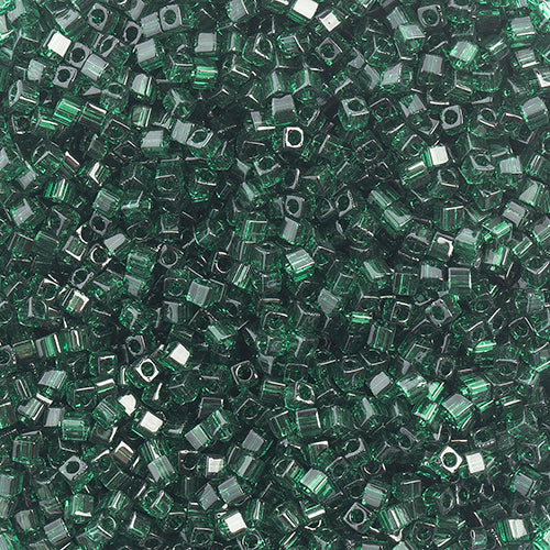 Miyuki Square Beads 1,8 mm - SQB0156 Transparent Dark Emerald