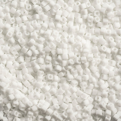 Miyuki Square Beads 1,8 mm - SQB0402F Opaque Chalk White Matte