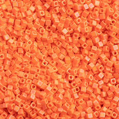 Miyuki Square Beads 1,8 mm - SQB0406FR Opaque Matte Orange AB